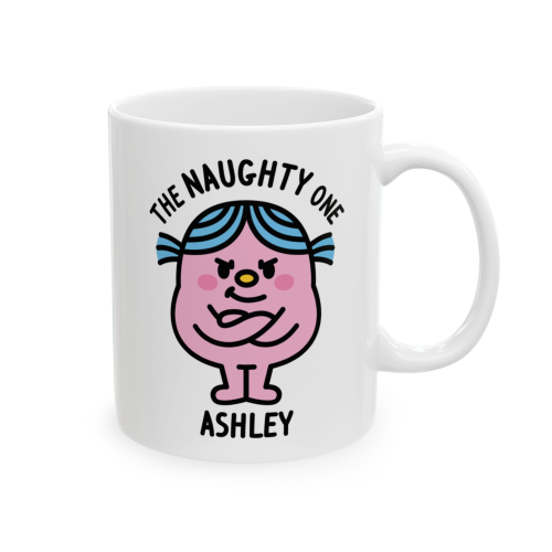 The Naughty One - Personalised Coffee Mug